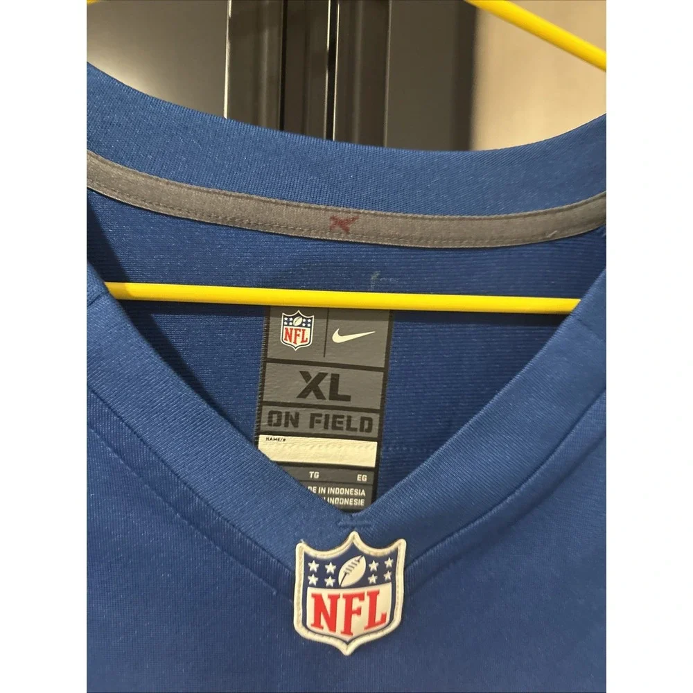Nike NFL Indianapolis Colts Tom Zbikowski #28 Jersey Men's XL Game On-Field 2012